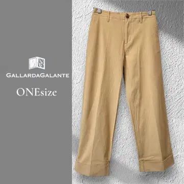 GALLARDAGALANTE 치노 팬츠 와이드 스트레이트 크롭 M 상당
