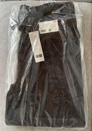 [완판템 새상품] UNIQLO U 코듀로이 턱 와이드 팬츠 L