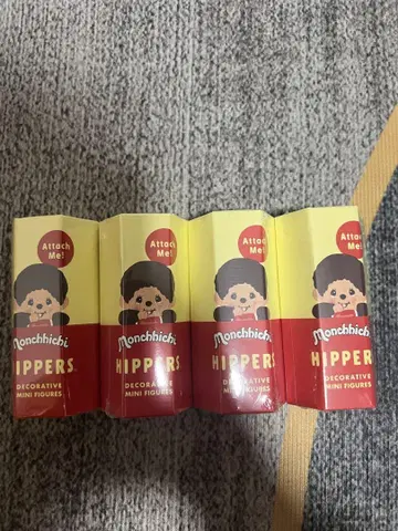 새상품 미개봉 몬치치 Hippers 피규어 4개 세트