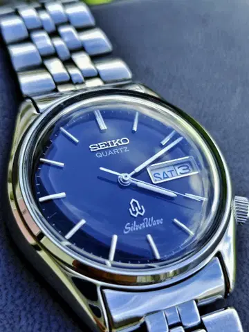 세이코 SEIKO 실버 웨이브 컨디션 최상 앤티크