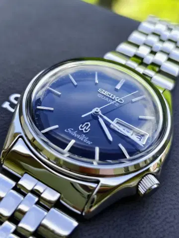 세이코 SEIKO 실버 웨이브 컨디션 최상 앤티크