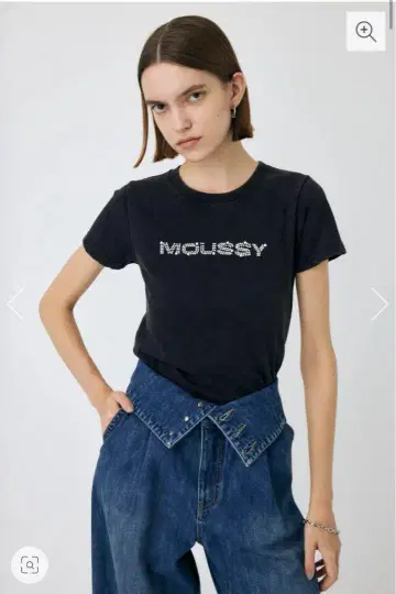 moussy 로고 티셔츠