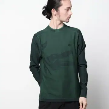 LACOSTE 라코스테 빅 로고 니트 맨투맨 트레이너
