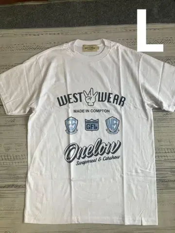 WEST WEAR 티셔츠 화이트 GFL westwear LA t