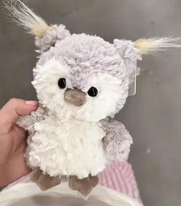 봉제 인형 그레이 및 화이트