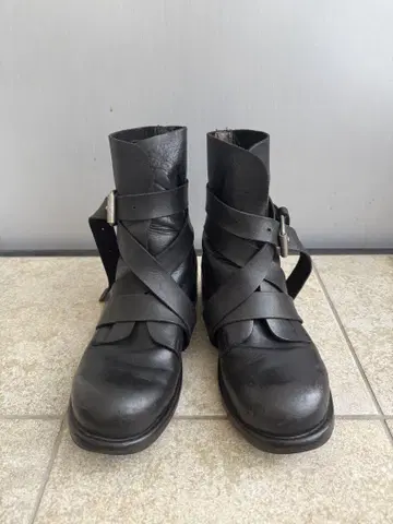 명작 딕 비켐버그 벨트 레더 부츠 DIRKBIKKEMBIRGS