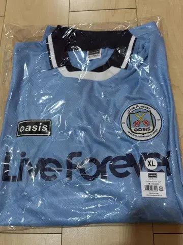 oasis 30주년 오아시스 풋볼 셔츠 XL