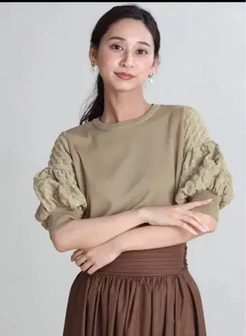 야마다야 페넬 반팔 상의 택 포함 새상품 정가 16,900엔
