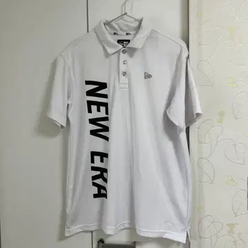 NEW ERA 피케 셔츠 화이트 골프