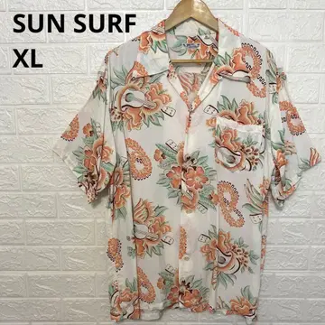 SUN SURF 선 서프 XL 알로하 셔츠