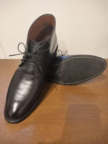 컨디션 최상 리갈 처카 부츠 고어텍스 블랙 25.0cm 708R