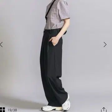 beauty&youth 블랙 와이드 팬츠 S 사이즈