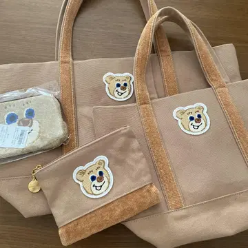 러브라리 바이 페일러 테디 토트 파우치