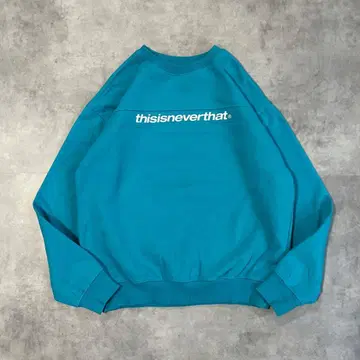 THISISNEVERTHAT 네바자 맨투맨 프린트 파랑 L 11687