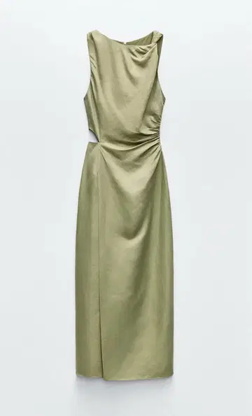 ZARA 자라 / 린넨 롱 원피스 L