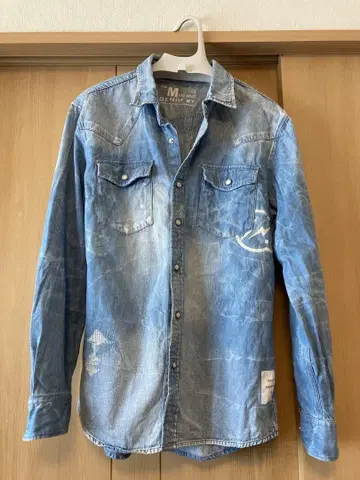DENIM BY VANQUISH & FRAGMENT 데님 셔츠 M