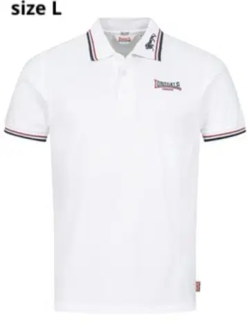 LONSDALE 론즈데일 / 피케 셔츠 LION White