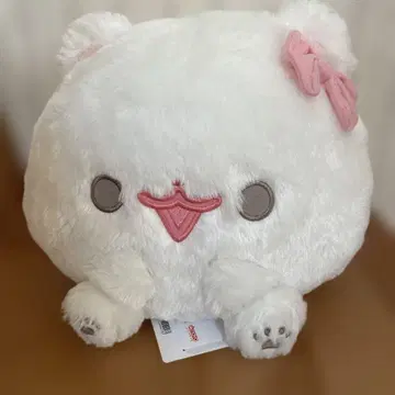 포메라니안 모찌 꾸밈 리본 봉제 인형 BIG