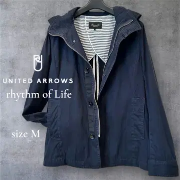 UNITED ARROWS 코튼 자켓 네이비 M 마운틴 후드티 스타일