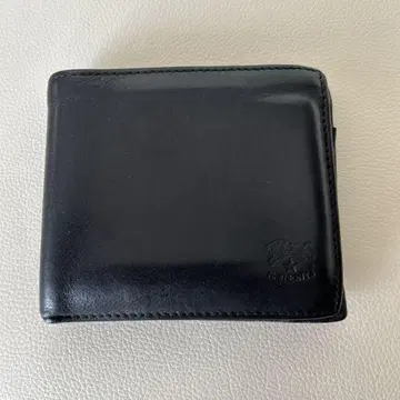 일비종떼 가죽 반지갑 블랙