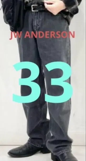 UNIQLO 스트레이트 청바지 JW ANDERSON 33