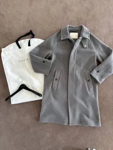 MACKINTOSH 그레이 체스터 코트 36