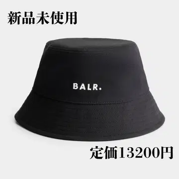BALR. 버킷햇 블랙 버킷햇 블랙 로고 심플 스타일리시