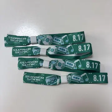 SUMMER SONIC 2025 리스트 밴드 4세트