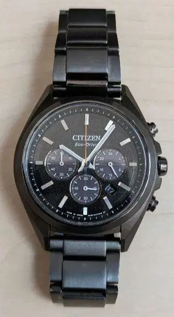 CITIZEN 아테사 블랙 티타늄 크로노그래프