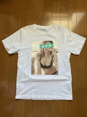 GOD SELECTION XXX 화이트 T셔츠 프린트