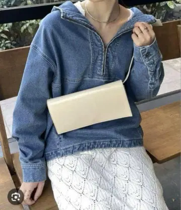 콜라주 개럴개런트 큐아노스 데님 아노락 후드티