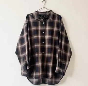 Spick&Span 2023 AW TR 트윌 체크 셔츠 플란넬 셔츠