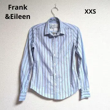 0156 Frank&Eileen 긴팔 스트라이프 셔츠 XXS