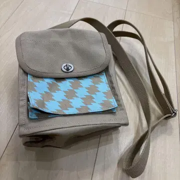 이치사와 신자부로 캔버스 교토 숄더 소형 베이지