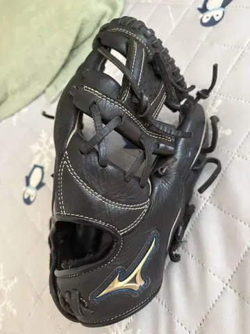 Mizuno 야구 글러브 오른손 던지기 블랙