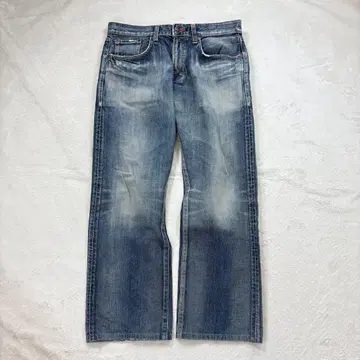 archive Grunge Wide Denim Pants W32 Y2K