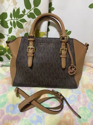 MICHAEL KORS 핸드백 브라운/베이지