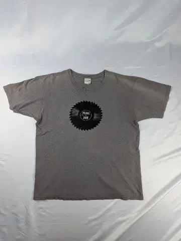 PEARL JAM 밴딩 T Vintage 구제 의류 페이드