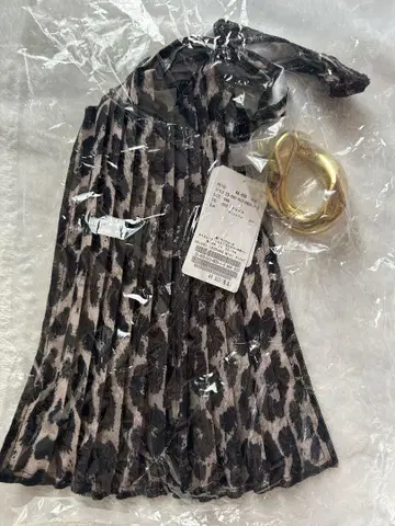 Deuxieme Classe CELERILEOPARD 미니 플리츠 백