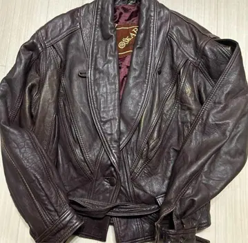 vintage leather jacket