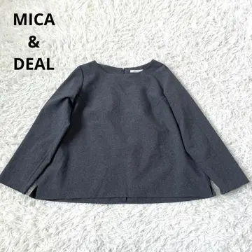 MICA 마이카&딜 블라우스 오버사이즈 그레이