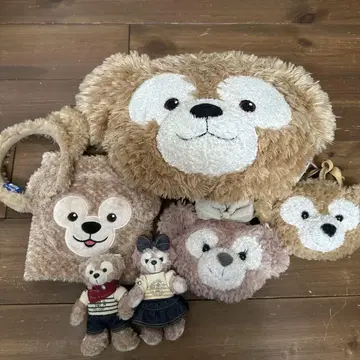 더피 세트 쿠션, 봉제 인형, 파우치, 앨범, 머리띠
