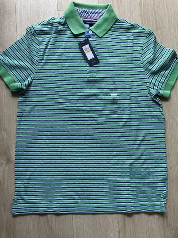 TOMMY HILFIGER 커스텀 핏 피케 셔츠 S/P 새상품