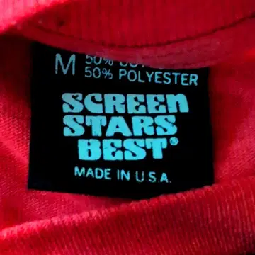 SCREEN STARS 빨간색 M 티셔츠