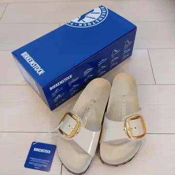 BIRKENSTOCK 마드리드 빅 버클 37 화이트