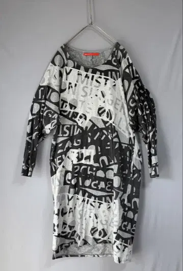 23 AW mintdesigns 긴팔 올 패턴 원피스