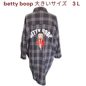 betty boop 베티브 웁 롱 셔츠 원피스 블라우스