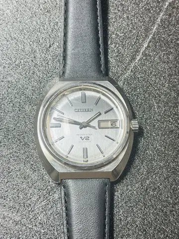 CITIZEN V2 오토매틱 시계 실버