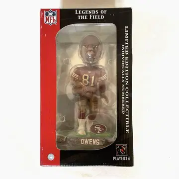 NFL Legends of the Field 테럴 오웬스 피규어