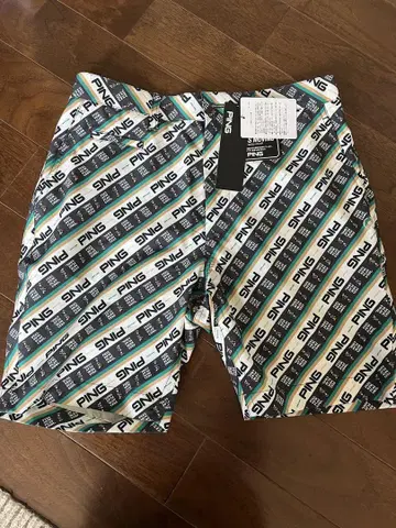 PING 로고 프린트 멀티 컬러 팬츠 M size